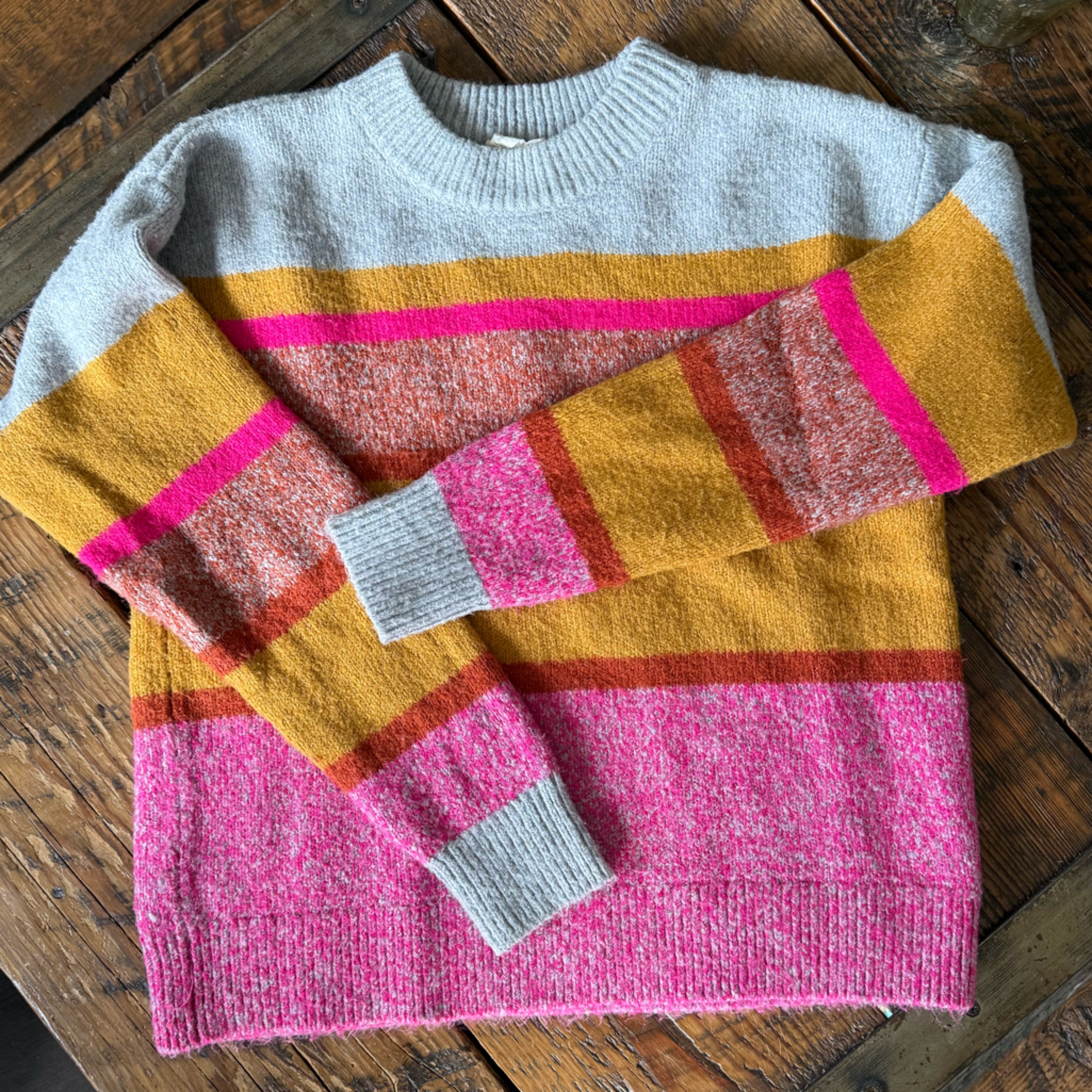 Lou And Grey Striped Sweater - Medium